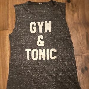Muscle Tee ‘Gym & Tonic’
